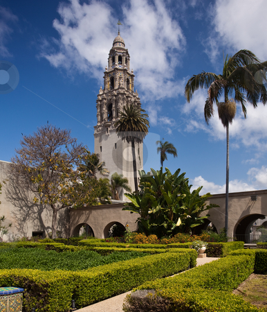 To use this stock image in your creative project, please select the size you need over to the right and click the "Add to Cart" button.
Your downloaded image will come with the Cutcaster watermark removed so don’t worry about the watermark you see on this page. California Tower from Alcazar Gardens in Balboa Park stock photo, View of the ornate California Tower from the Alcazar Gardens in Balboa Park in San Diego by Steven Heap