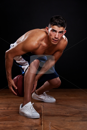 To use this stock image in your creative project, please select the size you need over to the right and click the "Add to Cart" button.
Your downloaded image will come with the Cutcaster watermark removed so don’t worry about the watermark you see on this page. Hispanic basketball player stock photo, A portrait of a hispanic basketball player by Suprijono Suharjoto