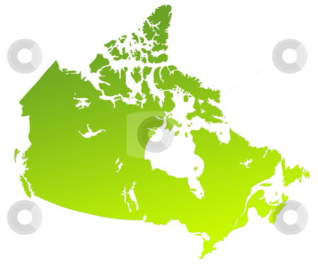 To use this stock image in your creative project, please select the size you need over to the right and click the "Add to Cart" button.
Your downloaded image will come with the Cutcaster watermark removed so don’t worry about the watermark you see on this page. Canada map stock photo, Green gradient map of Canada isolated on a white background. by Martin Crowdy