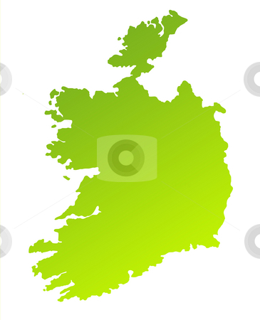 To use this stock image in your creative project, please select the size you need over to the right and click the "Add to Cart" button.
Your downloaded image will come with the Cutcaster watermark removed so don’t worry about the watermark you see on this page. Ireland stock photo, Green gradient map of Ireland isolated on a white background. by Martin Crowdy