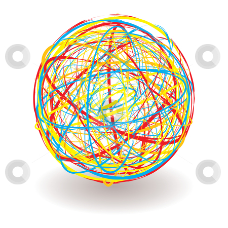 To use this stock image in your creative project, please select the size you need over to the right and click the "Add to Cart" button.
Your downloaded image will come with the Cutcaster watermark removed so don’t worry about the watermark you see on this page. Scribble color ball stock vector clipart, Elastic or rubber band ball illustration with bright colors and shadow by Michael Travers