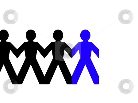 To use this stock image in your creative project, please select the size you need over to the right and click the "Add to Cart" button.
Your downloaded image will come with the Cutcaster watermark removed so don’t worry about the watermark you see on this page. Group Man Blue stock photo, Group of man standing in line on white background by Henrik Lehnerer