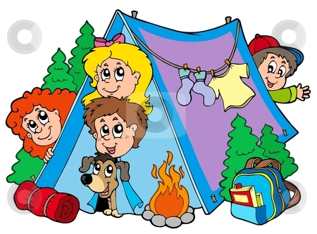 To use this stock image in your creative project, please select the size you need over to the right and click the "Add to Cart" button.
Your downloaded image will come with the Cutcaster watermark removed so don’t worry about the watermark you see on this page. Group of camping kids stock vector clipart, Group of camping kids - vector illustration. by Klara Viskova