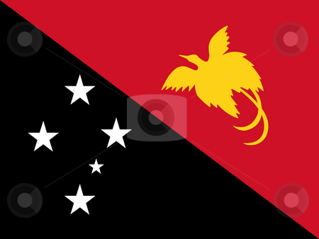 To use this stock image in your creative project, please select the size you need over to the right and click the "Add to Cart" button.
Your downloaded image will come with the Cutcaster watermark removed so don’t worry about the watermark you see on this page. Papua New Guinea flag stock photo, Sovereign state flag of country of Papua New Guinea in official colors. by Martin Crowdy