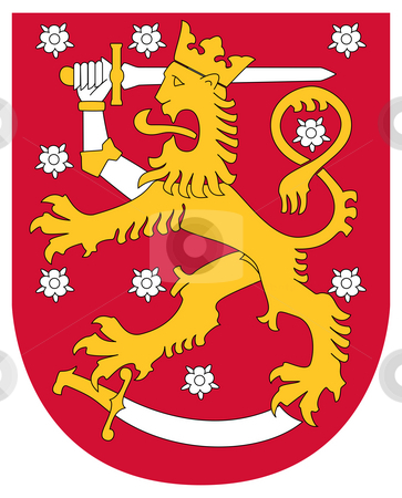 To use this stock image in your creative project, please select the size you need over to the right and click the "Add to Cart" button.
Your downloaded image will come with the Cutcaster watermark removed so don’t worry about the watermark you see on this page. Finland Coat of Arms stock photo, Finland coat of arms, seal or national emblem, isolated on white background. by Martin Crowdy
