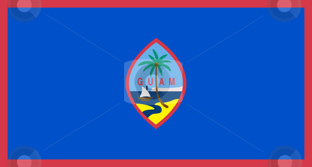 To use this stock image in your creative project, please select the size you need over to the right and click the "Add to Cart" button.
Your downloaded image will come with the Cutcaster watermark removed so don’t worry about the watermark you see on this page. Guam Flag stock photo, Sovereign state flag of dependent country of Guam in official colors. by Martin Crowdy