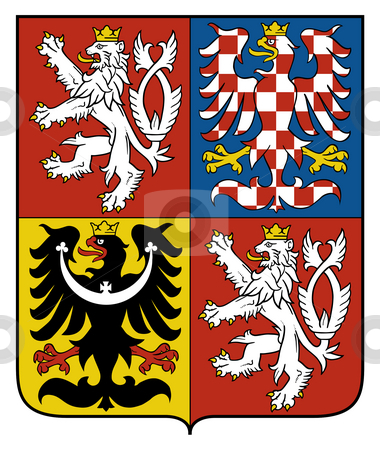 To use this stock image in your creative project, please select the size you need over to the right and click the "Add to Cart" button.
Your downloaded image will come with the Cutcaster watermark removed so don’t worry about the watermark you see on this page. Czech Republic Coat Arms stock photo, Czech Republic coat of arms, seal or national emblem, isolated on white background. by Martin Crowdy