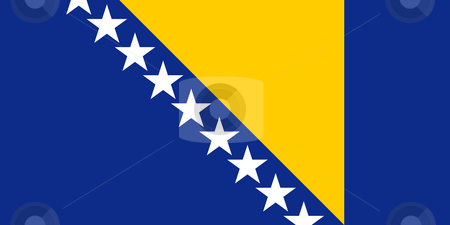 To use this stock image in your creative project, please select the size you need over to the right and click the "Add to Cart" button.
Your downloaded image will come with the Cutcaster watermark removed so don’t worry about the watermark you see on this page. Bosnia and Herzegovina flag stock photo, Sovereign state flag of country of Bosnia and Herzegovina in official colors. by Martin Crowdy