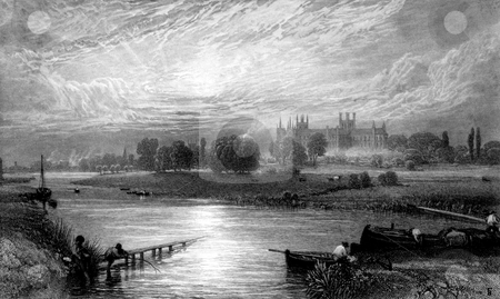 To use this stock image in your creative project, please select the size you need over to the right and click the "Add to Cart" button.
Your downloaded image will come with the Cutcaster watermark removed so don’t worry about the watermark you see on this page. Peterborough Cathedral and Rive Nene stock photo, Engraving of Peterborough Cathedral viewed over River Nene, Cambridgeshire, England. Created in 1868 by William Miller, unpublished. by Martin Crowdy