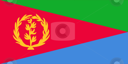 To use this stock image in your creative project, please select the size you need over to the right and click the "Add to Cart" button.
Your downloaded image will come with the Cutcaster watermark removed so don’t worry about the watermark you see on this page. Eritrea flag stock photo, Sovereign state flag of country of Eritrea in official colors. by Martin Crowdy