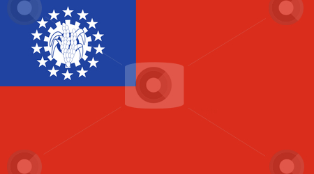 To use this stock image in your creative project, please select the size you need over to the right and click the "Add to Cart" button.
Your downloaded image will come with the Cutcaster watermark removed so don’t worry about the watermark you see on this page. Myanmar flag stock photo, Sovereign state flag of country of Myanmar in official colors. by Martin Crowdy