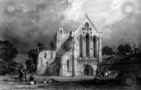 To use this stock image in your creative project, please select the size you need over to the right and click the "Add to Cart" button.
Your downloaded image will come with the Cutcaster watermark removed so don’t worry about the watermark you see on this page. LLanercost Priory stock photo, Scenic view of Llanercost Priory, Cumberland, England. Engraved by William Miller in 1832, public domain image by virtue of age. by Martin Crowdy