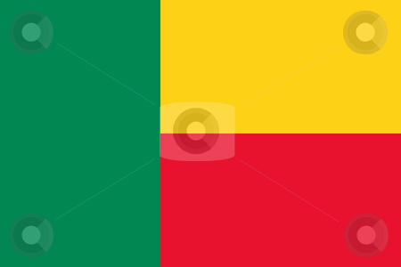 To use this stock image in your creative project, please select the size you need over to the right and click the "Add to Cart" button.
Your downloaded image will come with the Cutcaster watermark removed so don’t worry about the watermark you see on this page. Benin Flag stock photo, Sovereign state flag of country of Benin in official colors. by Martin Crowdy