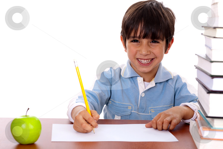 To use this stock image in your creative project, please select the size you need over to the right and click the "Add to Cart" button.
Your downloaded image will come with the Cutcaster watermark removed so don’t worry about the watermark you see on this page. Young kid enjoying art stock photo, Young kid enjoying art as he draws on blank sheet of paper by Get4net