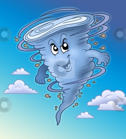To use this stock image in your creative project, please select the size you need over to the right and click the "Add to Cart" button.
Your downloaded image will come with the Cutcaster watermark removed so don’t worry about the watermark you see on this page. Evil cartoon tornado stock photo, Evil cartoon tornado - color illustration. by Klara Viskova