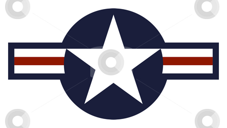 To use this stock image in your creative project, please select the size you need over to the right and click the "Add to Cart" button.
Your downloaded image will come with the Cutcaster watermark removed so don’t worry about the watermark you see on this page. United States Air Force Roundel stock photo, Illustration of United States of America Air Force roundel marking, isolated on white background. by Martin Crowdy