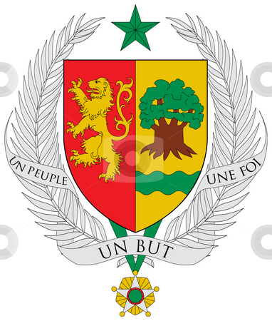 To use this stock image in your creative project, please select the size you need over to the right and click the "Add to Cart" button.
Your downloaded image will come with the Cutcaster watermark removed so don’t worry about the watermark you see on this page. Senegal Coat of Arms stock photo, Senegal coat of arms, seal or national emblem, isolated on white background. by Martin Crowdy