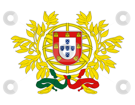 To use this stock image in your creative project, please select the size you need over to the right and click the "Add to Cart" button.
Your downloaded image will come with the Cutcaster watermark removed so don’t worry about the watermark you see on this page. Portugal Coat of Arms stock photo, Portugal, coat of arms, seal or national emblem, isolated on white background. by Martin Crowdy