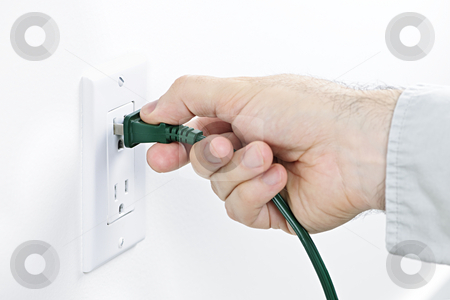 To use this stock image in your creative project, please select the size you need over to the right and click the "Add to Cart" button.
Your downloaded image will come with the Cutcaster watermark removed so don’t worry about the watermark you see on this page. Hand inserting plug into outlet stock photo, Hand inserting green electrical plug into outlet by Elena Elisseeva