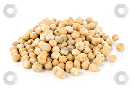 To use this stock image in your creative project, please select the size you need over to the right and click the "Add to Cart" button.
Your downloaded image will come with the Cutcaster watermark removed so don’t worry about the watermark you see on this page. Chickpeas stock photo, Dry raw organic chickpeas isolated on white background by Elena Elisseeva