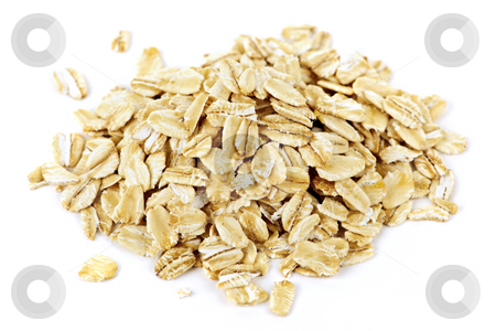To use this stock image in your creative project, please select the size you need over to the right and click the "Add to Cart" button.
Your downloaded image will come with the Cutcaster watermark removed so don’t worry about the watermark you see on this page. Pile of uncooked rolled oats stock photo, Heap of dry rolled oats isolated on white background by Elena Elisseeva