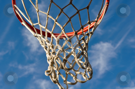 To use this stock image in your creative project, please select the size you need over to the right and click the "Add to Cart" button.
Your downloaded image will come with the Cutcaster watermark removed so don’t worry about the watermark you see on this page. Basketball Hoop with Clouds and Blue Sky stock photo, Outdoor Basketball Hoop Close Up with Clouds and Blue Sky by Brandon Bourdages