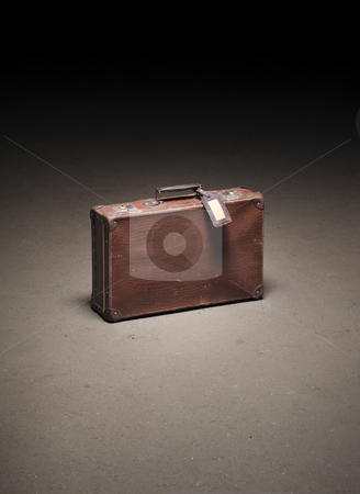 To use this stock image in your creative project, please select the size you need over to the right and click the "Add to Cart" button.
Your downloaded image will come with the Cutcaster watermark removed so don’t worry about the watermark you see on this page. Old luggage stock photo, Old brown suitcase abandoned on dirty concrete floor by Stocksnapper