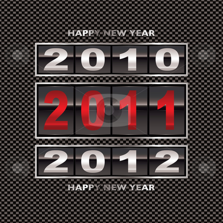 To use this stock image in your creative project, please select the size you need over to the right and click the "Add to Cart" button.
Your downloaded image will come with the Cutcaster watermark removed so don’t worry about the watermark you see on this page. 2011 carbon fiber change stock vector clipart, Happy new 2011 year change with modern carbon fiber background by Michael Travers