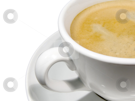 To use this stock image in your creative project, please select the size you need over to the right and click the "Add to Cart" button.
Your downloaded image will come with the Cutcaster watermark removed so don’t worry about the watermark you see on this page. Cup of Coffee stock photo, A cup of coffee with foam on a white background by Jo De Vulder