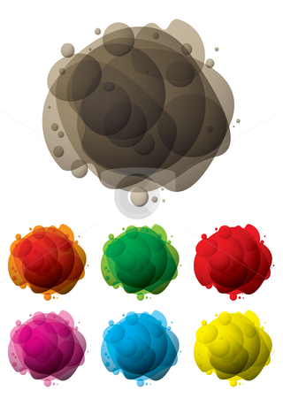 To use this stock image in your creative project, please select the size you need over to the right and click the "Add to Cart" button.
Your downloaded image will come with the Cutcaster watermark removed so don’t worry about the watermark you see on this page. Bubble mess stock vector clipart, Abstract colourful bubble icon with transparency and shadow by Michael Travers