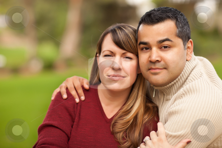 To use this stock image in your creative project, please select the size you need over to the right and click the "Add to Cart" button.
Your downloaded image will come with the Cutcaster watermark removed so don’t worry about the watermark you see on this page. Attractive Mixed Race Couple Portrait stock photo, Attractive Mixed Race Couple Portrait in the Park. by Andy Dean