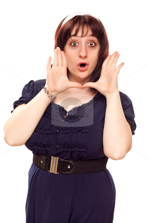 To use this stock image in your creative project, please select the size you need over to the right and click the "Add to Cart" button.
Your downloaded image will come with the Cutcaster watermark removed so don’t worry about the watermark you see on this page. Expressive Young Caucasian Woman with Hands Framing Face stock photo, Expressive Young Caucasian Woman with Hands Framing Face Isolated on a White Background. by Andy Dean