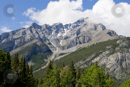 To use this stock image in your creative project, please select the size you need over to the right and click the "Add to Cart" button.
Your downloaded image will come with the Cutcaster watermark removed so don’t worry about the watermark you see on this page. Banff Rockies stock photo, The Rocky Mountains, soaring above Banff, Alberta, Canada. by Mary Lane