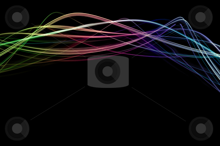 To use this stock image in your creative project, please select the size you need over to the right and click the "Add to Cart" button.
Your downloaded image will come with the Cutcaster watermark removed so don’t worry about the watermark you see on this page. Light waves stock photo, Abstract background comprised of glowing traces of coloured light by Stephen Gibson