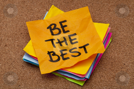 To use this stock image in your creative project, please select the size you need over to the right and click the "Add to Cart" button.
Your downloaded image will come with the Cutcaster watermark removed so don’t worry about the watermark you see on this page. Be the best reminder stock photo, Be the best motivational reminder - a stack of colorful sticky notes on cork bulletin board by Marek Uliasz