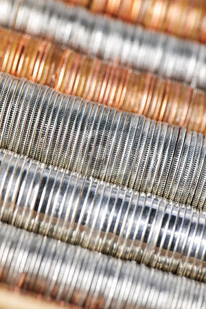 To use this stock image in your creative project, please select the size you need over to the right and click the "Add to Cart" button.
Your downloaded image will come with the Cutcaster watermark removed so don’t worry about the watermark you see on this page. Coin background stock photo, Background of penny nickel dime and quarter stacked coins by Elena Elisseeva