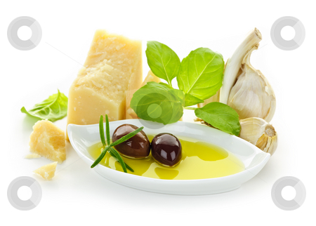 To use this stock image in your creative project, please select the size you need over to the right and click the "Add to Cart" button.
Your downloaded image will come with the Cutcaster watermark removed so don’t worry about the watermark you see on this page. Italian flavors stock photo, Italian food ingredients for traditional cuisine on white background by Elena Elisseeva