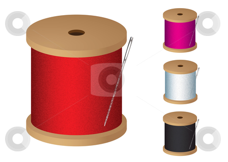 To use this stock image in your creative project, please select the size you need over to the right and click the "Add to Cart" button.
Your downloaded image will come with the Cutcaster watermark removed so don’t worry about the watermark you see on this page. Cotton reel stock vector clipart, Cotton reel collection with sewing needle and colored thread by Michael Travers