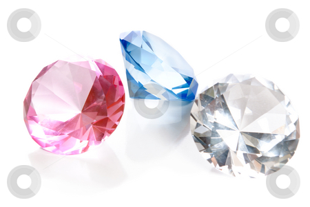 To use this stock image in your creative project, please select the size you need over to the right and click the "Add to Cart" button.
Your downloaded image will come with the Cutcaster watermark removed so don’t worry about the watermark you see on this page. Fake Colored Gems stock photo, Fake colored gems in the shape of large diamonds are isolated on a white background with reflections. by Richard Nelson