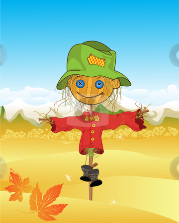 To use this stock image in your creative project, please select the size you need over to the right and click the "Add to Cart" button.
Your downloaded image will come with the Cutcaster watermark removed so don’t worry about the watermark you see on this page. Scarecrow background stock photo, Autumn sketch with stylized scarecrow by Richard Laschon