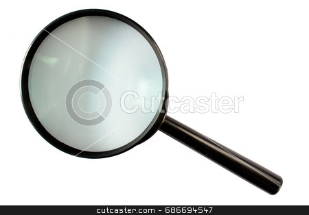 To use this stock image in your creative project, please select the size you need over to the right and click the "Add to Cart" button.
Your downloaded image will come with the Cutcaster watermark removed so don’t worry about the watermark you see on this page. Magnifying glass stock photo, A magnifying glass isolated on a white background. by Stephen Rees