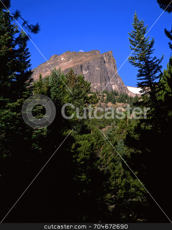 To use this stock image in your creative project, please select the size you need over to the right and click the "Add to Cart" button.
Your downloaded image will come with the Cutcaster watermark removed so don’t worry about the watermark you see on this page. Flat Top Mountain stock photo, The moon and Flat Top Mountain. by Mike Norton