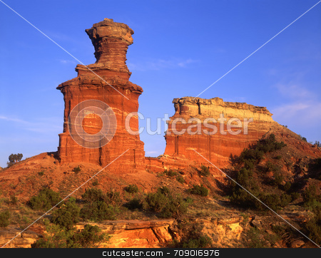 To use this stock image in your creative project, please select the size you need over to the right and click the "Add to Cart" button.
Your downloaded image will come with the Cutcaster watermark removed so don’t worry about the watermark you see on this page. Lighthouse Formation stock photo, The Lighthouse Formation in Palo Duro Canyon State Park, Texas. by Mike Norton