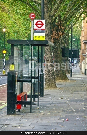 To use this stock image in your creative project, please select the size you need over to the right and click the "Add to Cart" button.
Your downloaded image will come with the Cutcaster watermark removed so don’t worry about the watermark you see on this page. Bus Stop stock photo, by Stefan Edwards