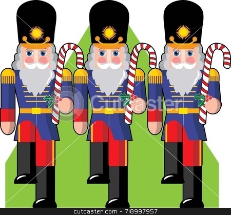 To use this stock image in your creative project, please select the size you need over to the right and click the "Add to Cart" button.
Your downloaded image will come with the Cutcaster watermark removed so don’t worry about the watermark you see on this page. Toy Soldiers stock photo, Toy soldiers marching ina row holding candy canes instead of guns by Maria Bell
