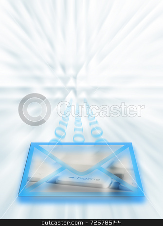 To use this stock image in your creative project, please select the size you need over to the right and click the "Add to Cart" button.
Your downloaded image will come with the Cutcaster watermark removed so don’t worry about the watermark you see on this page. Internet mail stock photo, Conceptual illustration representing electronic mail over the internet. by Ronald Hudson