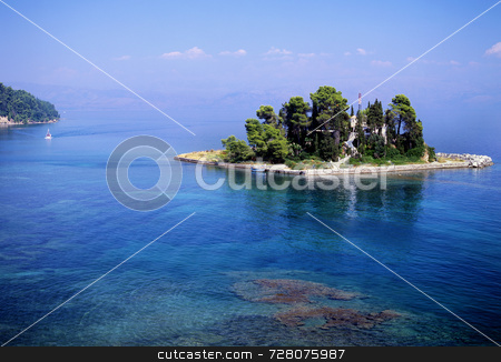 To use this stock image in your creative project, please select the size you need over to the right and click the "Add to Cart" button.
Your downloaded image will come with the Cutcaster watermark removed so don’t worry about the watermark you see on this page. Blue day stock photo, A small island off the coast of Corfu town, greece by Paul Phillips