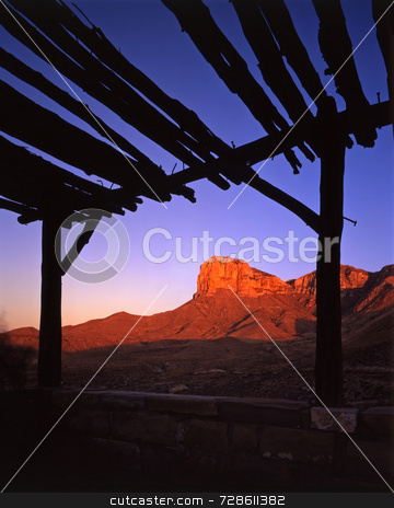 To use this stock image in your creative project, please select the size you need over to the right and click the "Add to Cart" button.
Your downloaded image will come with the Cutcaster watermark removed so don’t worry about the watermark you see on this page. Guadalupe Mountain Sunrise stock photo, The Guadalupe Mountains of Texas photographed at sunrise from an abandoned highway rest area. by Mike Norton