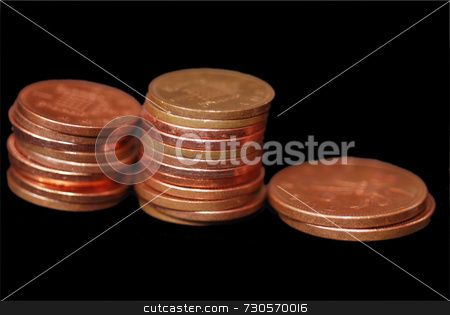 To use this stock image in your creative project, please select the size you need over to the right and click the "Add to Cart" button.
Your downloaded image will come with the Cutcaster watermark removed so don’t worry about the watermark you see on this page. Pennies stock photo, Piles of 1 pence and 2 pence pieces by Philippa Willitts