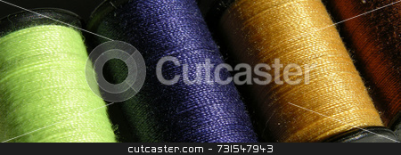 To use this stock image in your creative project, please select the size you need over to the right and click the "Add to Cart" button.
Your downloaded image will come with the Cutcaster watermark removed so don’t worry about the watermark you see on this page. Threads stock photo, Four spools of thread seen closeup in different colors by Tim Markley